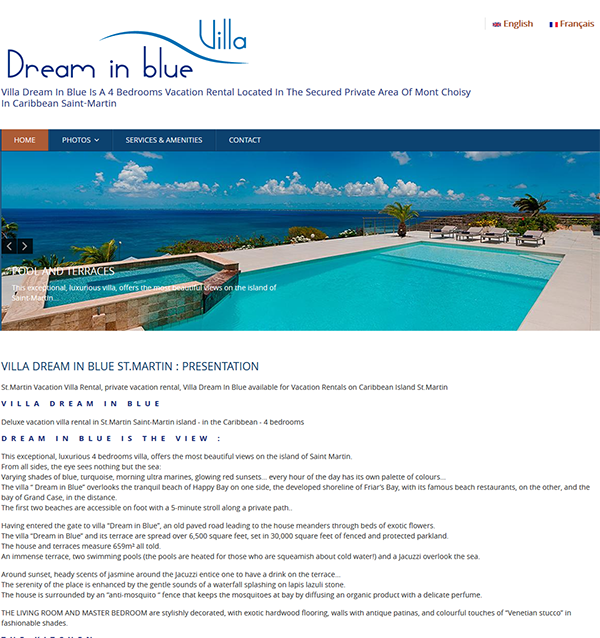 Villa Villa Dream in Blue St.Martin - Location de villa à Saint-Martin - St.Martin Vacation Rental